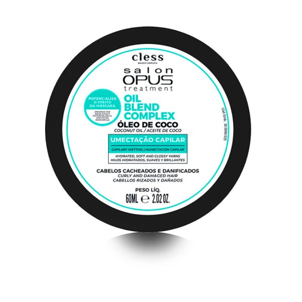 Encontraproduto.com.br - Blend Óleo de Coco Hidratante Capilar para cachos Salon Opus