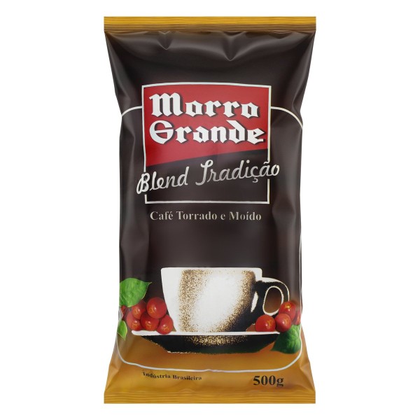 Encontraproduto.com.br - Café Torrado e Moído Morro Grande Blend Tradição Pacote 500g