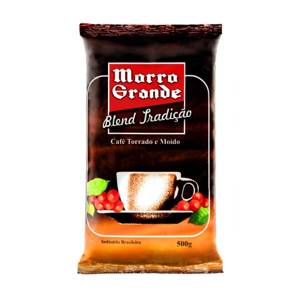 Encontraproduto.com.br - Café Torrado e Moído Morro Grande Blend Tradição Pacote 500g