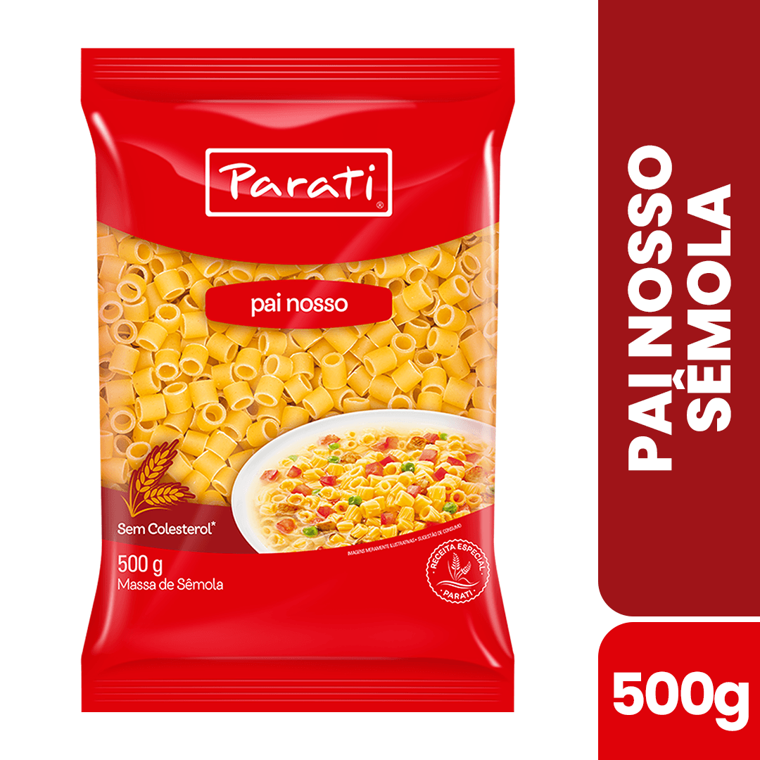 Macarrão de Sêmola Pai Nosso Parati Pacote 500g