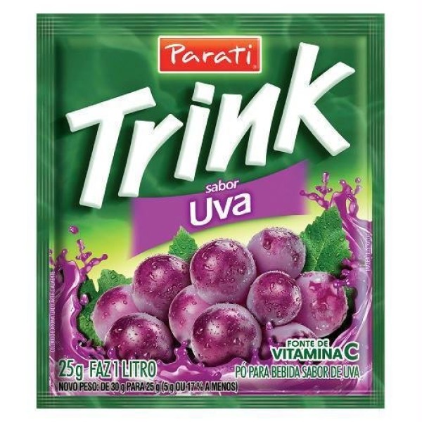 Encontraproduto.com.br - TRINK Suco em Pó Sabor Uva 25 gramas