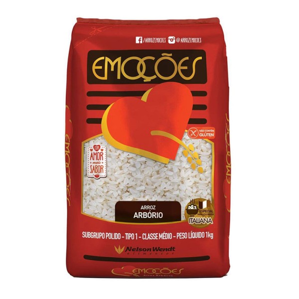 Encontraproduto.com.br - ARROZ ARBÓRIO EMOÇÕES 1KG