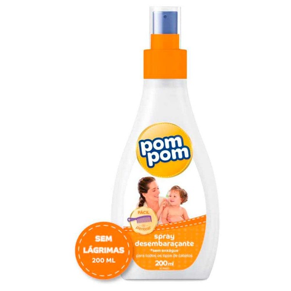 Encontraproduto.com.br - Creme Para Pentear Pom Pom Spray Desembaracante 200ml