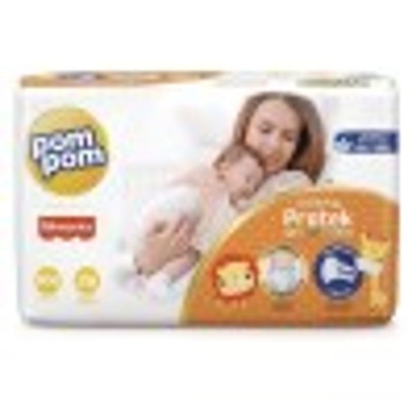 Encontraproduto.com.br - Fralda Pompom Protek 12h RN 36 Unidades