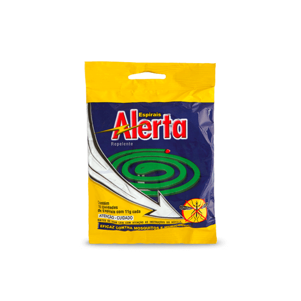 Encontraproduto.com.br - Repelente Alerta Espirais c/ 10 unidades