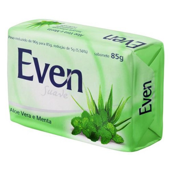 Encontraproduto.com.br - Sabonete Even Suave Aloe Vera E Menta 85g