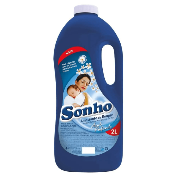 Encontraproduto.com.br - Amaciante Sonho Azul Profundo Leve 2l E Pague 1.6l