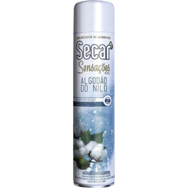 Encontraproduto.com.br - Desodorizador Aerossol Secar Algodão do Nilo Frasco com 360ml