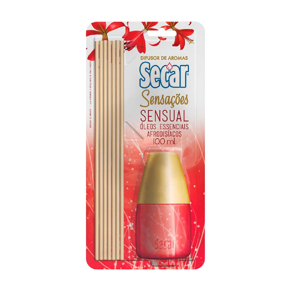 Difusor de Aromas Secar Sensual Frasco com 100ml