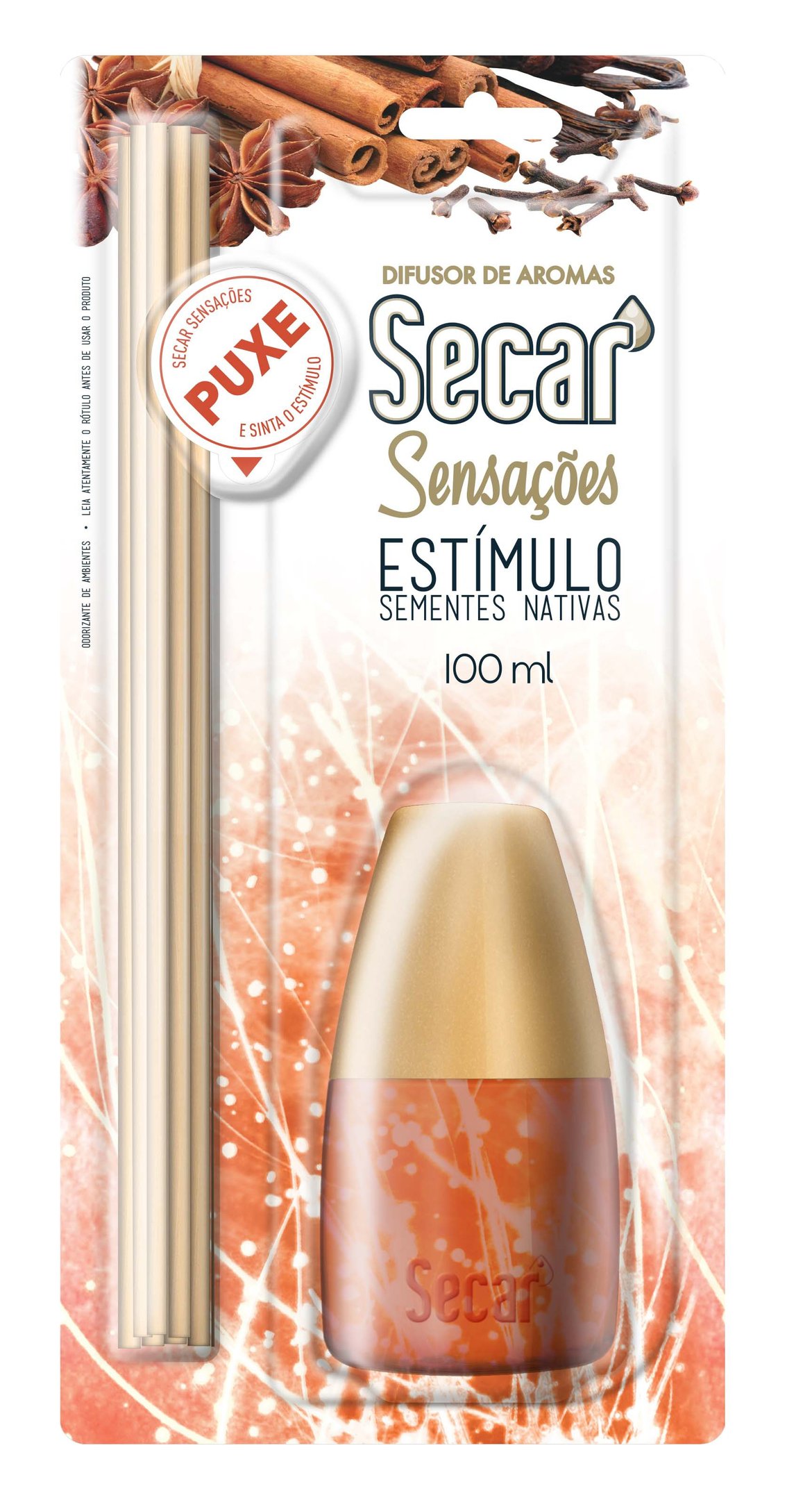 Encontraproduto.com.br - Difusor de Aromas Secar Sensações Sementes Nativas 100ml
