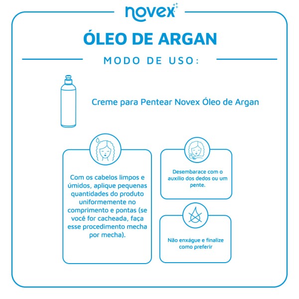 Encontraproduto.com.br - Creme para Pentear Novex Óleo de Argan
