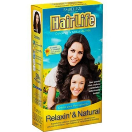Encontraproduto.com.br - Creme Relaxamento Hair Life Natural 180G - Hair Life