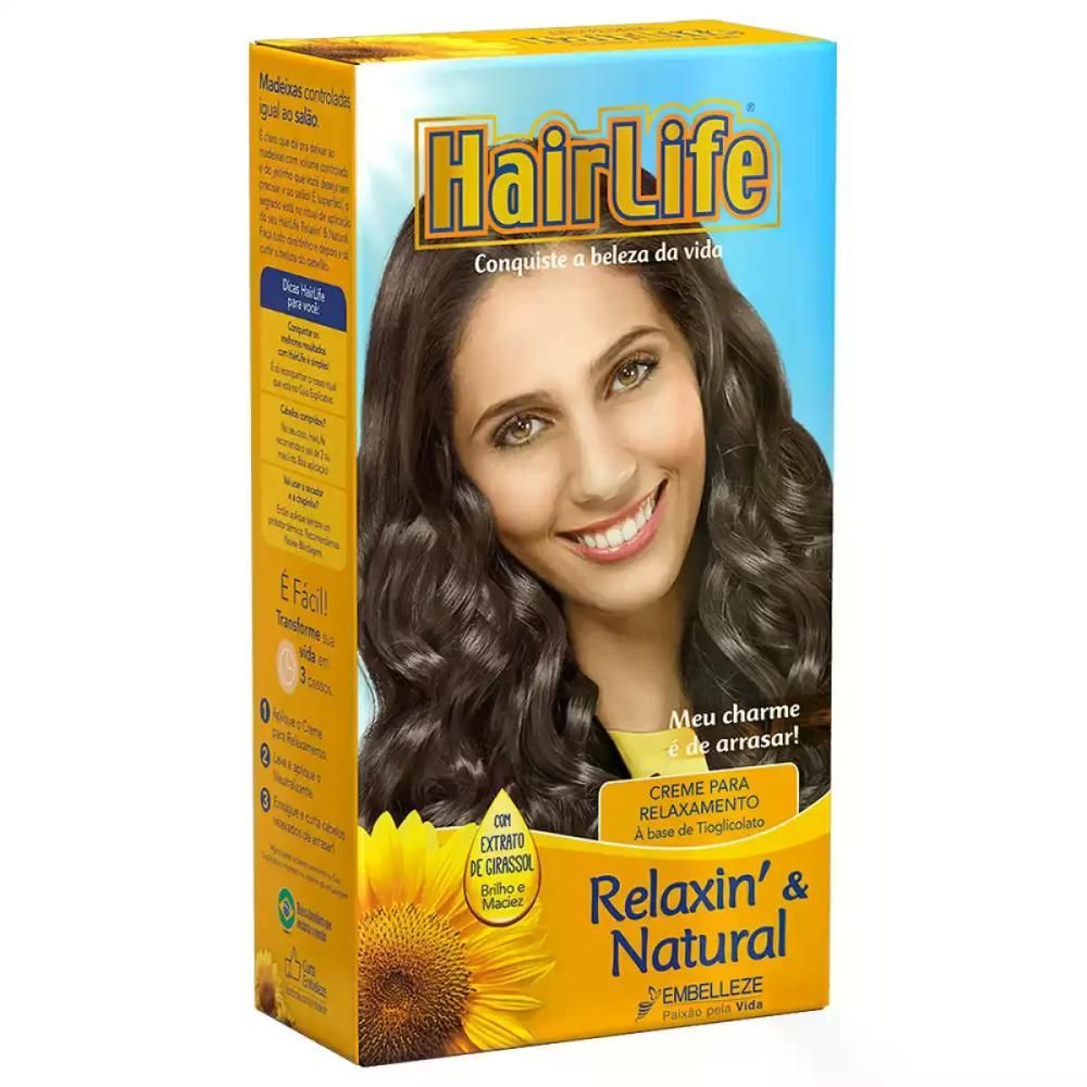 Encontraproduto.com.br - Creme Relaxamento Hair Life Natural 180G - Hair Life