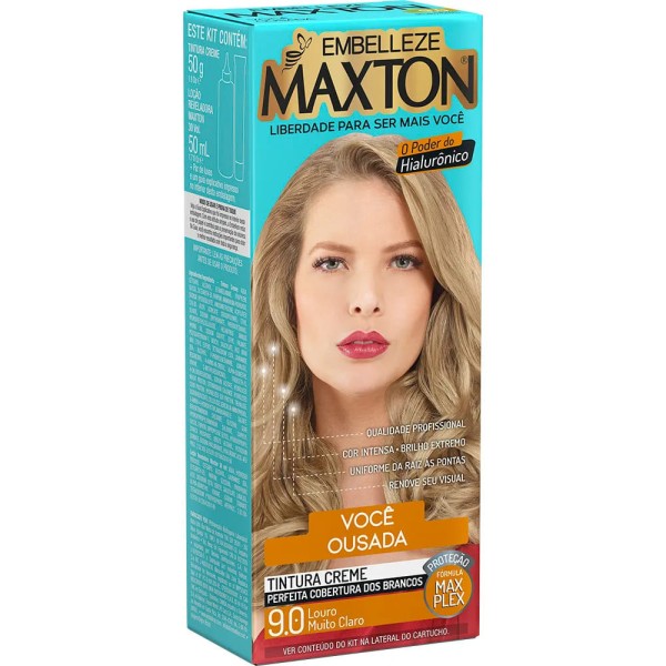 Encontraproduto.com.br - Tintura Maxton 9.0 Louro Muito Claro