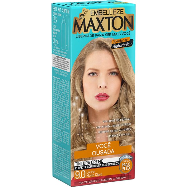 Encontraproduto.com.br - Tintura Maxton 9.0 Louro Muito Claro