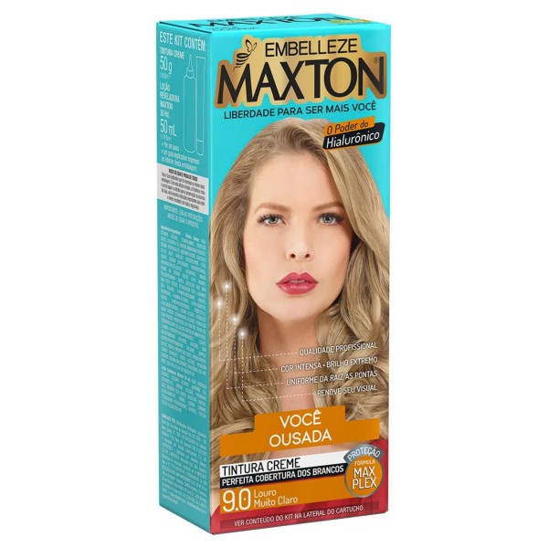 Encontraproduto.com.br - Tintura Maxton 9.0 Louro Muito Claro