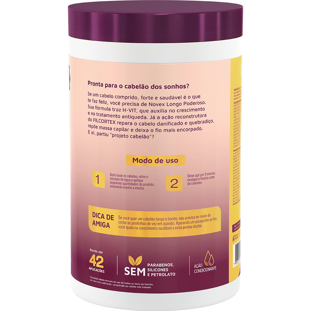 Encontraproduto.com.br - Creme de Tratamento Novex Longo Poderoso