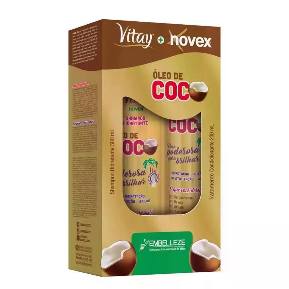 Encontraproduto.com.br - Kit Vitay Novex Longo Poderoso Shampoo + Condicionador
