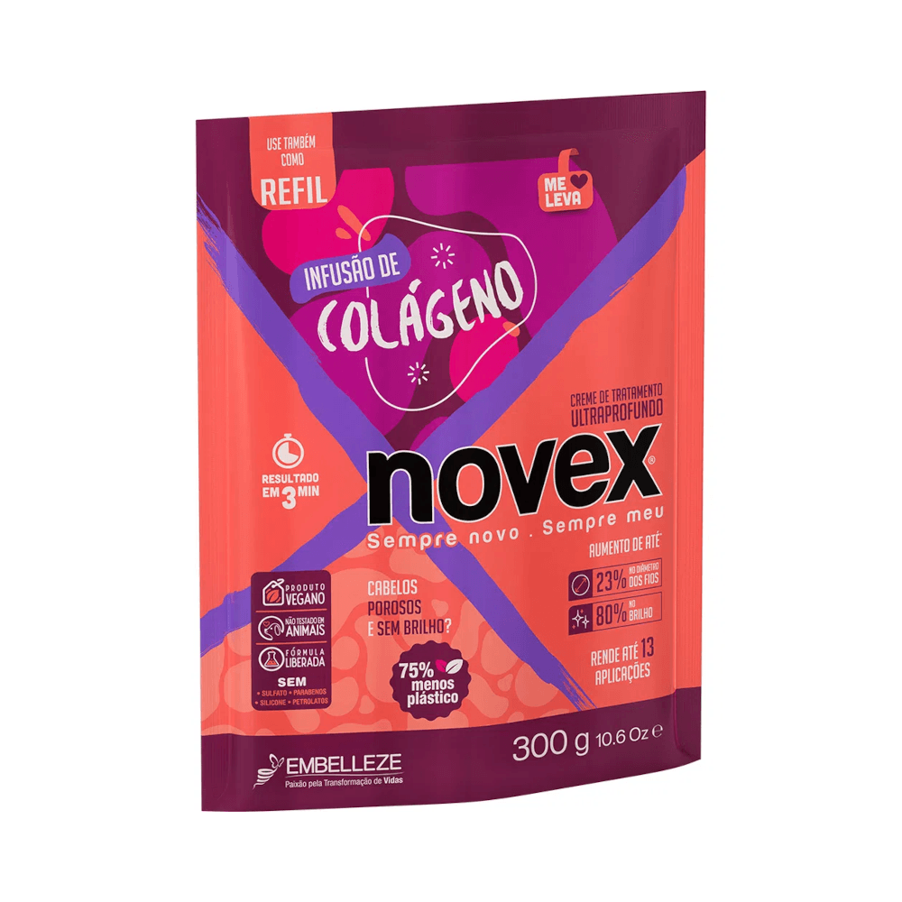 Refil de Creme de Tratamento Novex Infusão de Colágeno