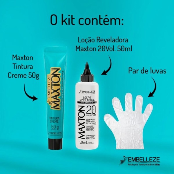 Encontraproduto.com.br - Tinta de Cabelo Maxton Individual Você Mais Espontânea Preto Intenso Profundo 1.110