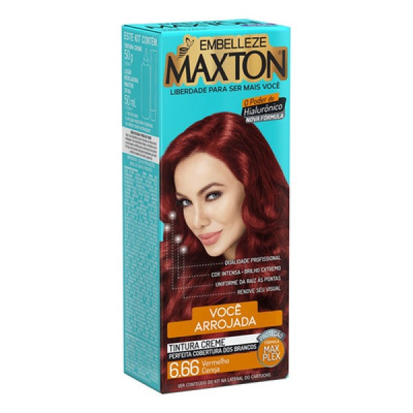 Encontraproduto.com.br - KIT MAXTON TINT PERM 2UN 1.7PTO AZ+ REC QUERAT 80G