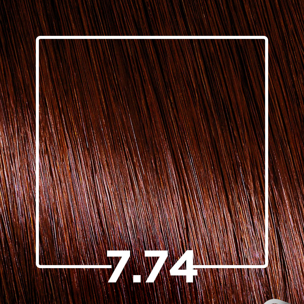Encontraproduto.com.br - Tinta de Cabelo Maxton Delícias Ruivo Doce de Leite 7.74
