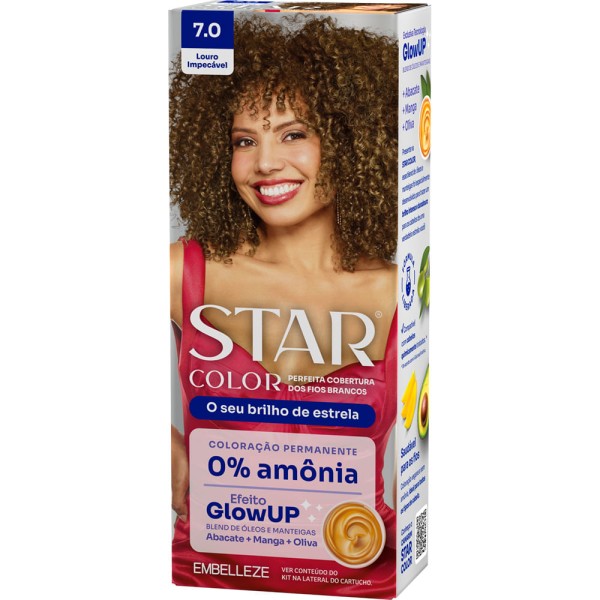 Tinta de Cabelo Star Color Louro Impecável 7.0
