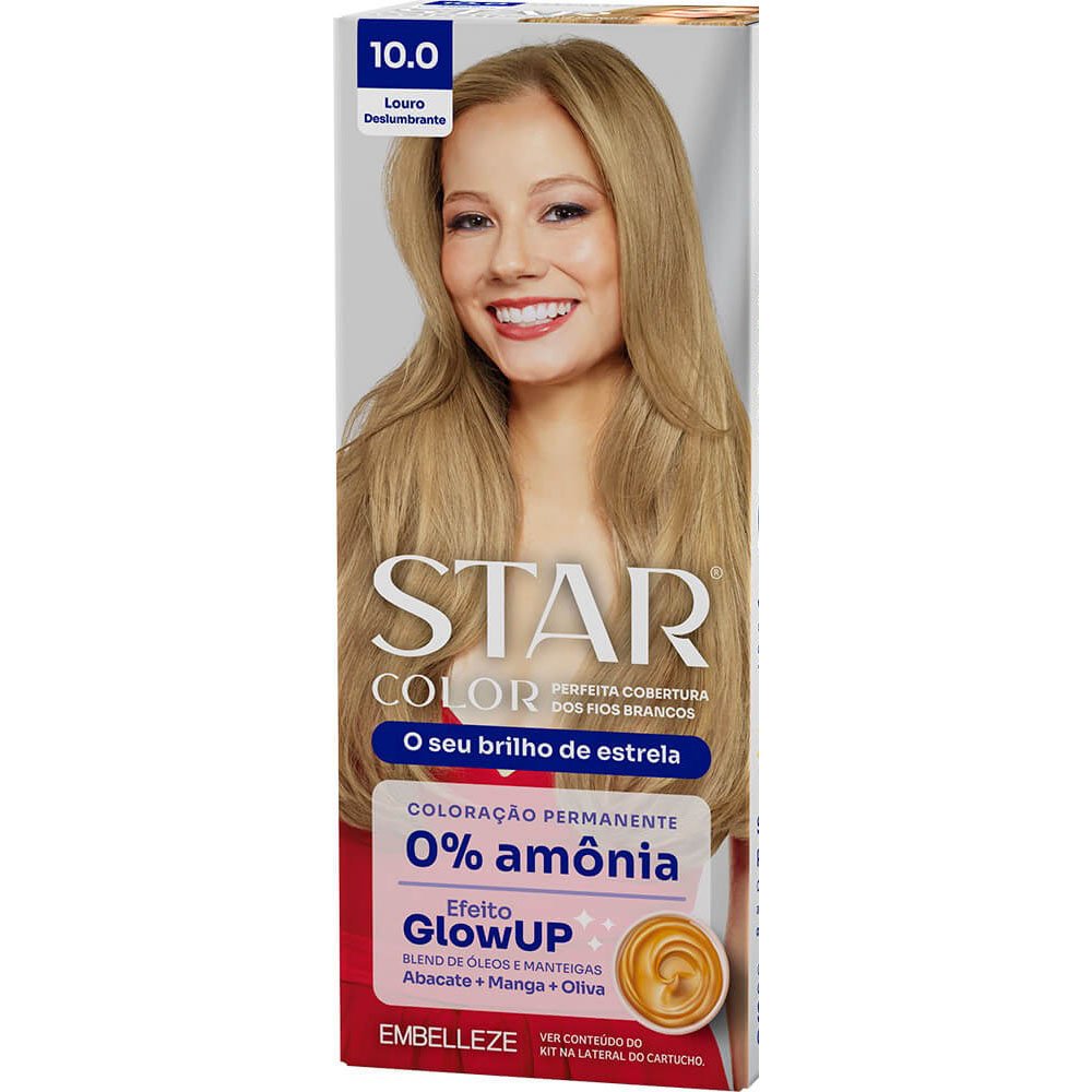 Encontraproduto.com.br - Tinta de Cabelo StarColor Louro Deslumbrante 10.0