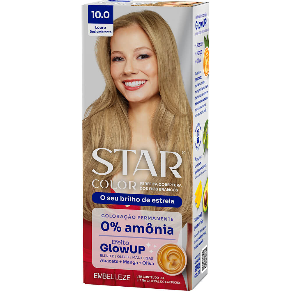 Encontraproduto.com.br - Tinta de Cabelo StarColor Louro Deslumbrante 10.0