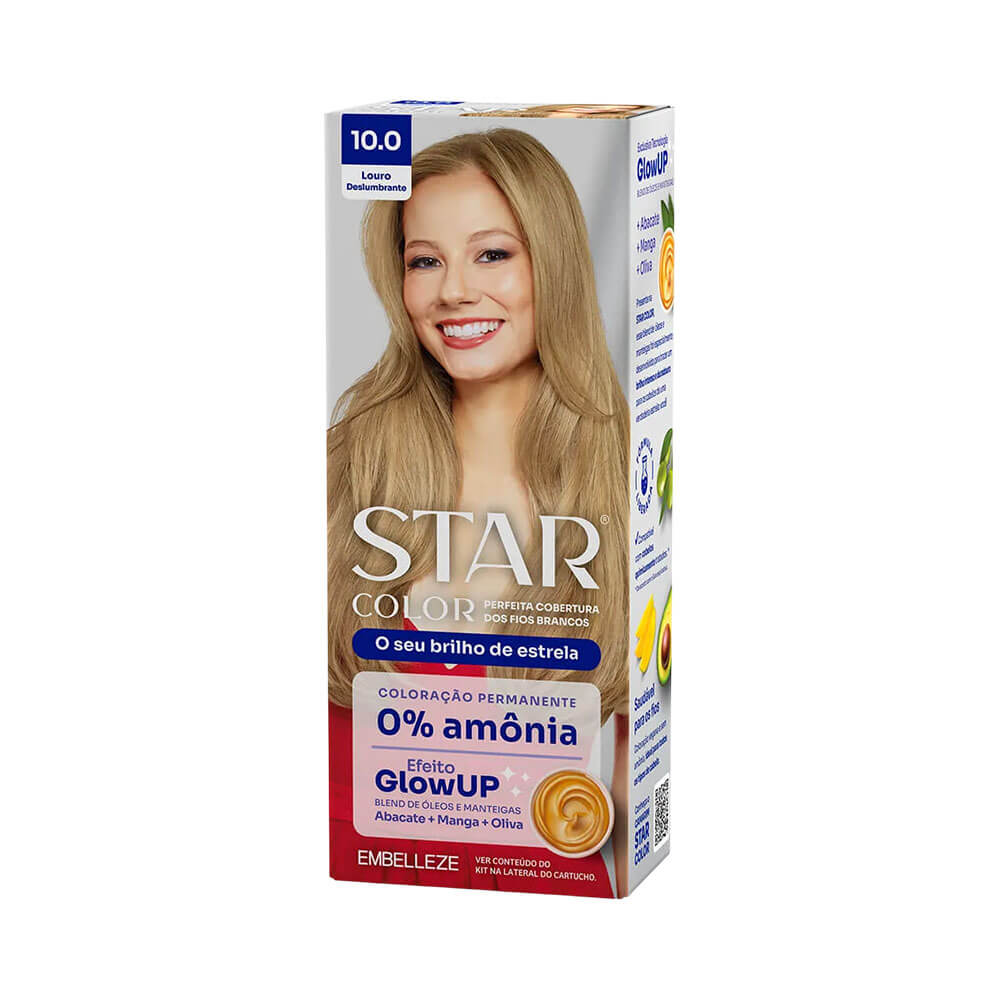 Encontraproduto.com.br - Tinta de Cabelo StarColor Louro Deslumbrante 10.0