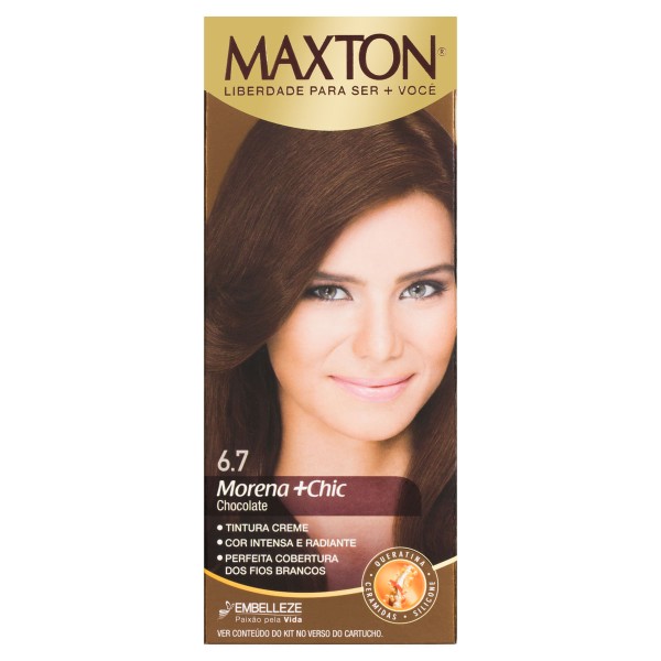 Encontraproduto.com.br - Tintura Maxton Kit Econômico 6.7 Chocolate