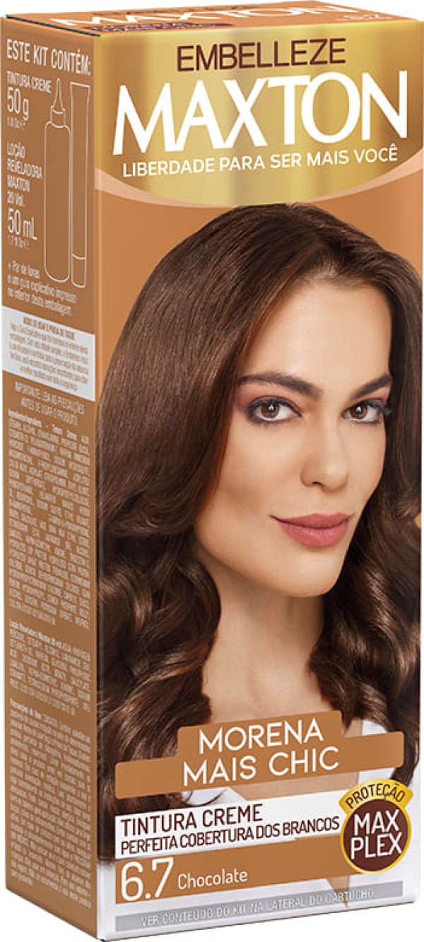 Encontraproduto.com.br - Tintura Maxton Kit Econômico 6.7 Chocolate