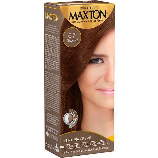 Encontraproduto.com.br - Tintura Maxton Kit Econômico 6.7 Chocolate