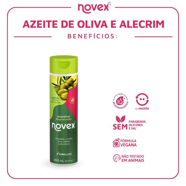 Encontraproduto.com.br - Shampoo de Hidratação Novex Azeite de Oliva com Alecrim