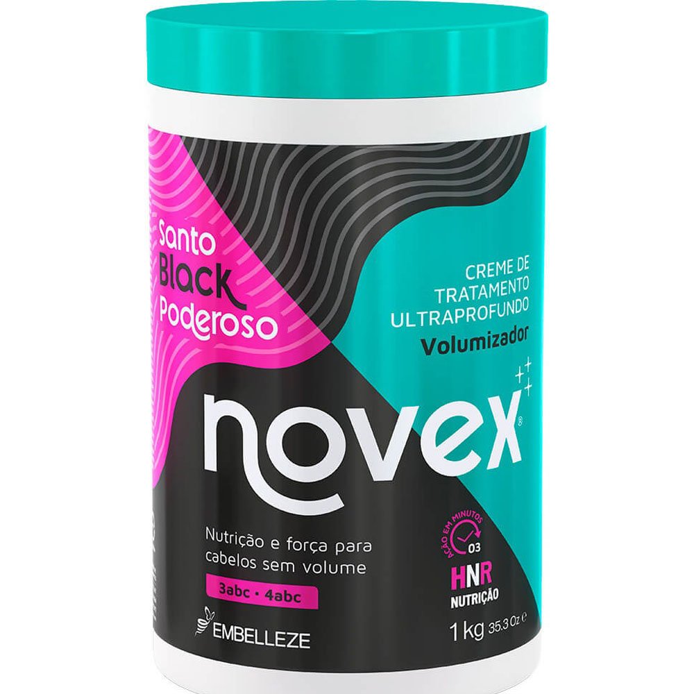 Encontraproduto.com.br - Creme de Tratamento Ultra Profundo Novex Meus Cachos Santo Black Poderoso 1kg