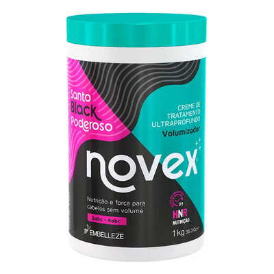 Encontraproduto.com.br - Creme de Tratamento Ultra Profundo Novex Meus Cachos Santo Black Poderoso 1kg