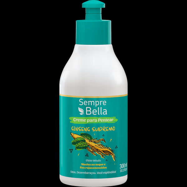 Encontraproduto.com.br - Creme para Pentear Sempre Bella Ginseng Supremo 300ml