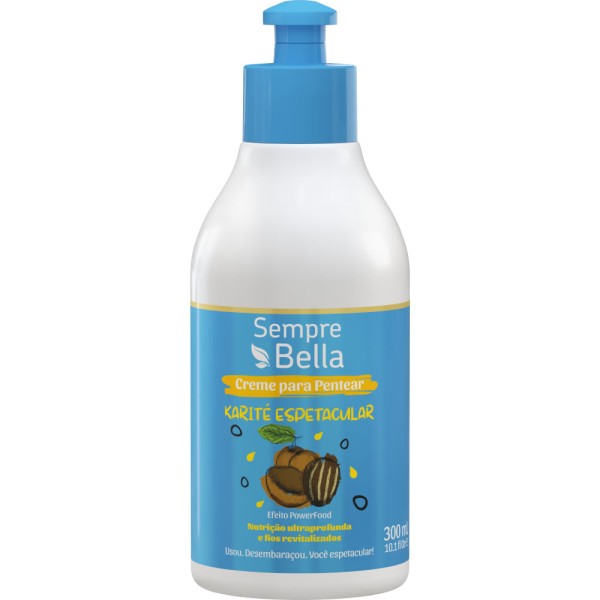Encontraproduto.com.br - Creme para Pentear Sempre Bella Karité Espetacular 300ml