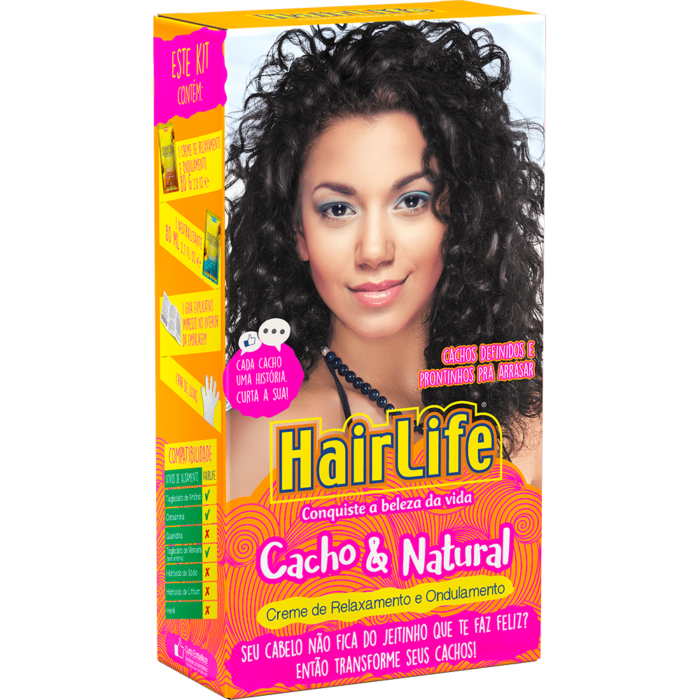 Encontraproduto.com.br - Alisante Hairlife Cachos Natural 180G