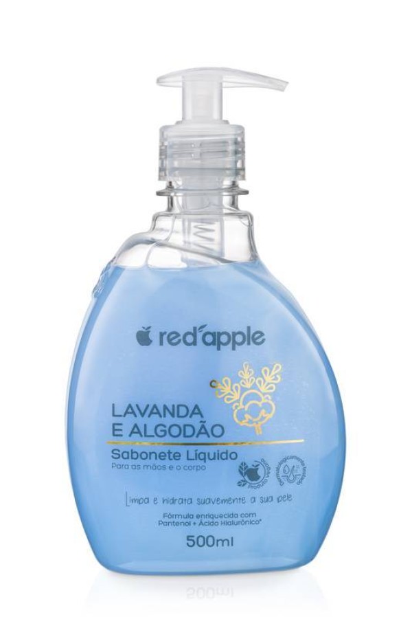 Sabonete Líquido para o Corpo Lavanda Algodão 500ML - RED APPLE