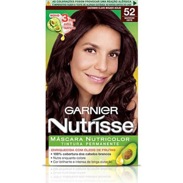 Tintura Nutrisse Coloração Creme Marrom Açaí 52