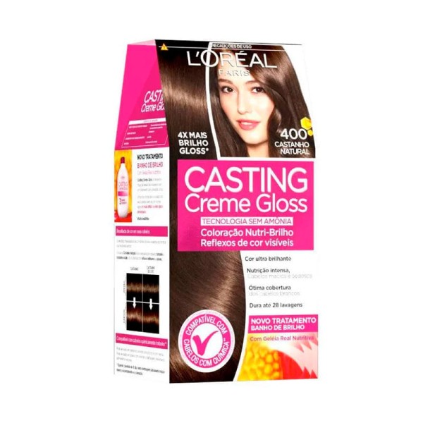 TONALIZANTE CASTING CREME GLOSS 400 CASTANHO NATURAL LORÉAL