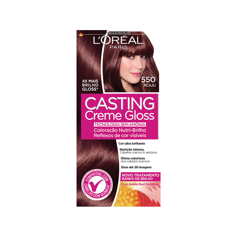 Tintura Loreal Casting Creme Gloss 550 - Acaju