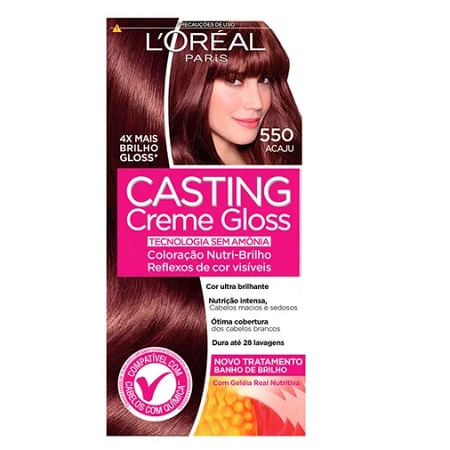 Encontraproduto.com.br - Tintura Loreal Casting Creme Gloss 550 - Acaju