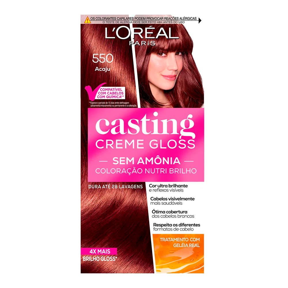 Encontraproduto.com.br - Tintura Loreal Casting Creme Gloss 550 - Acaju