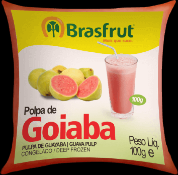 Encontraproduto.com.br - Polpa de Frutas Brasfrut Goiaba 100 g