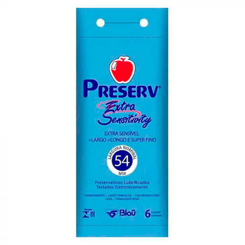 Preservativo Preserv Extra Sensitive 6 Unidades