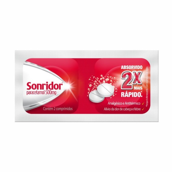 Encontraproduto.com.br - Sonridor Envelope com 2 Comprimidos Efervescentes - GSK