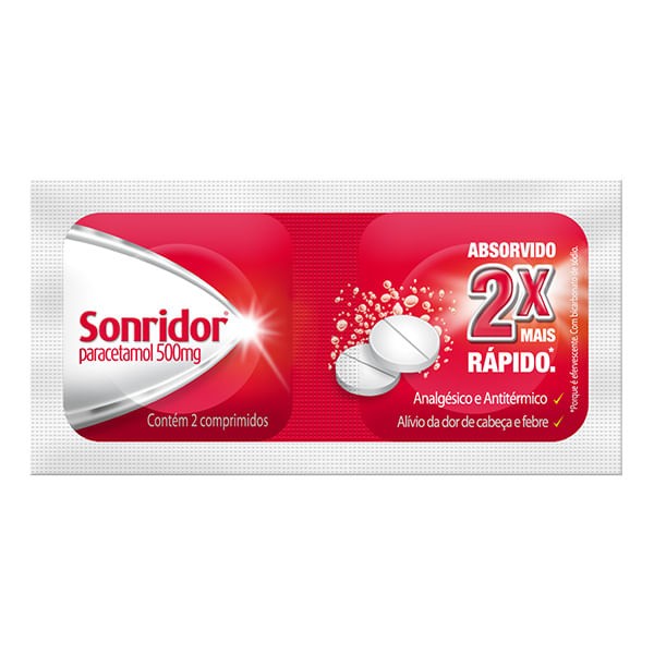 Encontraproduto.com.br - Sonridor Envelope com 2 Comprimidos Efervescentes - GSK