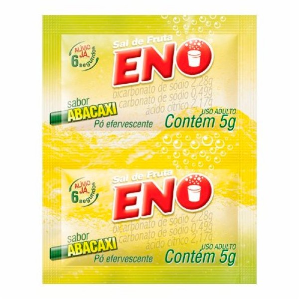 Encontraproduto.com.br - Eno Abacaxi Pó Efervescente 2 Envelopes De 5g